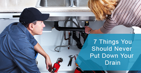 Items you can avoid putting down the drain